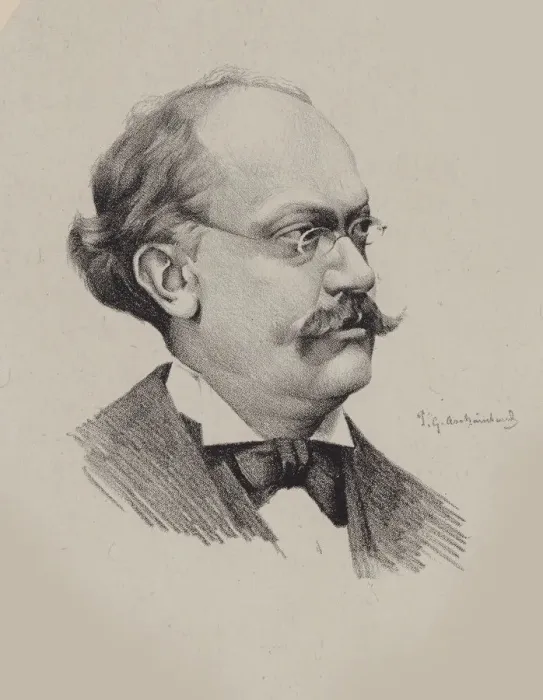 Framed Print : Portrait of the Composer Charles Lecocq (1832-1918). Creator: Archainbaud, P. G Framed Print : Portrait of the Composer Charles Lecocq (1832-1918). Creator: Archainbaud, P. G
