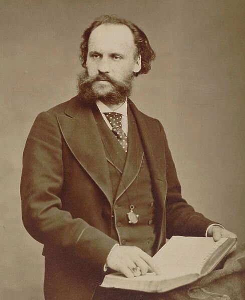 Portrait of the Composer Charles Lenepveu (1840-1910), 1875. Creator: Terpereau, Alphonse