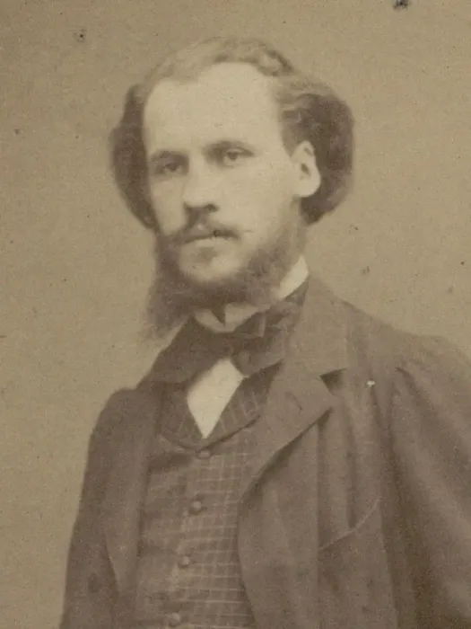 Framed Print : Portrait of the Composer Charles Lenepveu (1840-1910), 1870. Creator: Carjat, Etienne