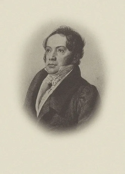 Framed Print : Portrait of the Composer Count Wenzel Robert von Gallenberg (1783-1839). Creator: Anonymous Framed Print : Portrait of the Composer Count Wenzel Robert von Gallenberg (1783-1839). Creator: Anonymous