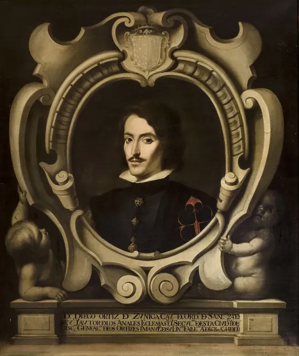 Framed Print : Portrait of the composer Diego Ortiz (1510-1576), 1751. Creator: Martínez, Domingo, (after Bartolomé Esteban Murillo) (1688-1749) Framed Print : Portrait of the composer Diego Ortiz (1510-1576), 1751. Creator: Martínez, Domingo, (after Bartolomé Esteban Murillo) (1688-1749)