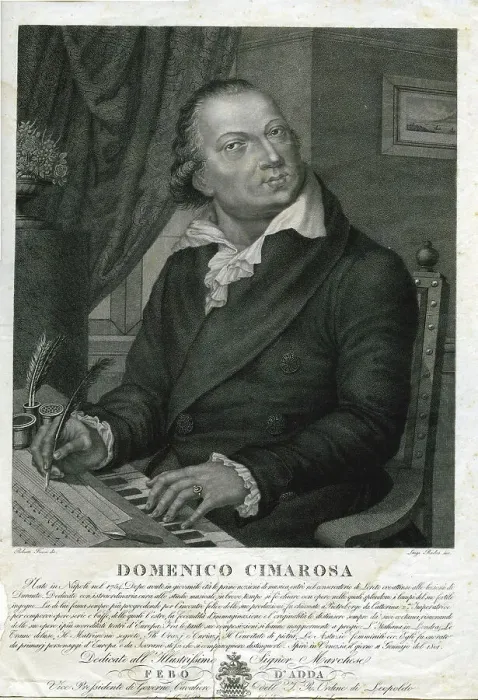 Framed Print : Portrait of the composer Domenico Cimarosa (1749-1801). Creator: Rados, Luigi (1773-1840) Framed Print : Portrait of the composer Domenico Cimarosa (1749-1801). Creator: Rados, Luigi (1773-1840)