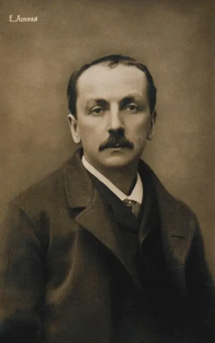 Framed Print : Portrait of the composer Edmond Audran (1842-1901), c. 1890 Framed Print : Portrait of the composer Edmond Audran (1842-1901), c. 1890