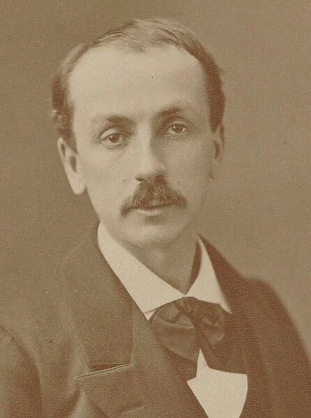 Portrait of the composer Edmond Audran (1842-1901), c. 1870. Creator: Photo studio Nadar