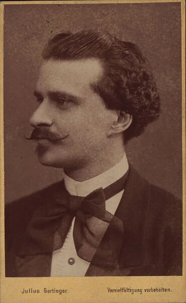 Portrait of the composer Eduard Strauss (1835-1916), 1874