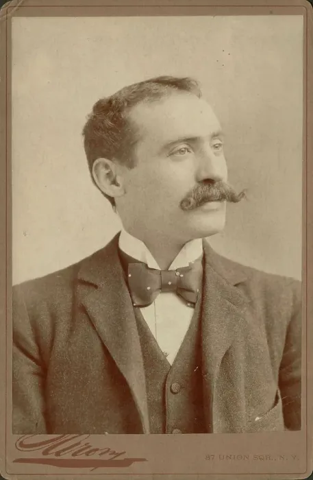 Framed Print : Portrait of the composer Emilio Pizzi (1861-1940), c. 1890. Creator: Sarony, Napoleon (1821-1896) Framed Print : Portrait of the composer Emilio Pizzi (1861-1940), c. 1890. Creator: Sarony, Napoleon (1821-1896)