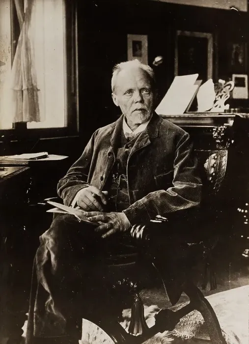 Framed Print : Portrait of the Composer Engelbert Humperdinck (1854-1921), Early 1920s. Creator: Anonymous Framed Print : Portrait of the Composer Engelbert Humperdinck (1854-1921), Early 1920s. Creator: Anonymous