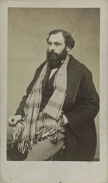 Portrait of the composer Ferdinand Poise (1828-1892), c. 1875. Creator: Anonymous