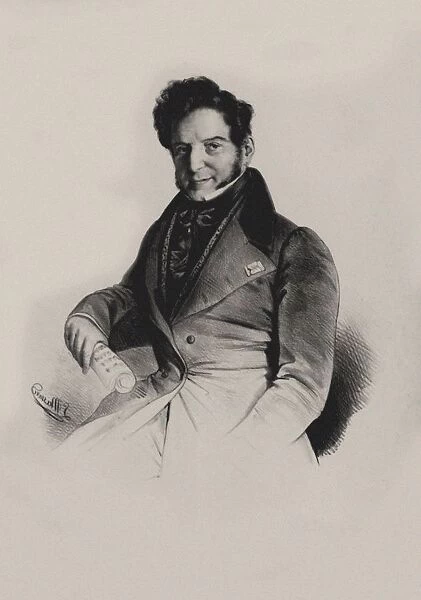 Portrait of the composer Filippo Celli (1782-1856)