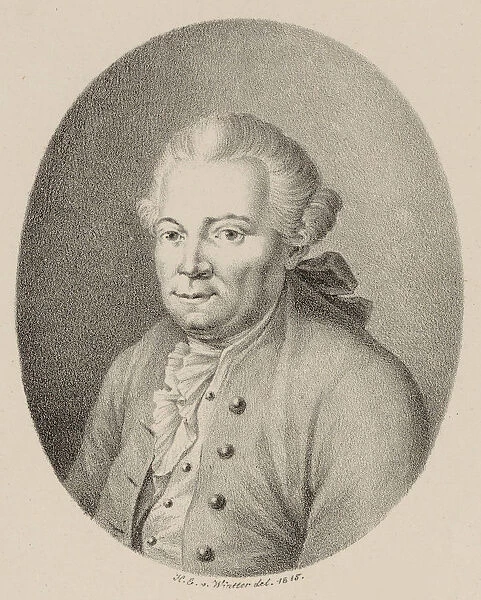 Portrait of the composer Florian Leopold Gassmann (1729-1774), 1815