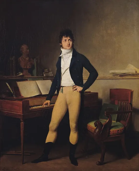 Framed Print : Portrait of the composer Francois-Adrien Boieldieu (1775-1834), 1800. Artist: Boilly, Louis-Leopold (1761-1845) Framed Print : Portrait of the composer Francois-Adrien Boieldieu (1775-1834), 1800. Artist: Boilly, Louis-Leopold (1761-1845)