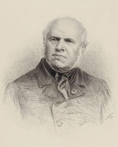 Portrait of the composer Francois-Joseph Fetis (1784-1871), 1867