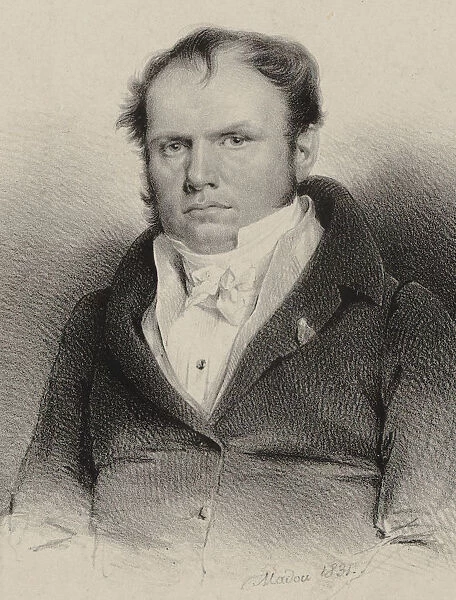 Portrait of the composer Francois-Joseph Fetis (1784-1871), 1831