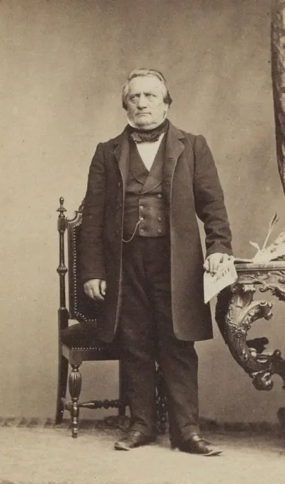 Framed Print : Portrait of the Composer Franz Lachner (1803-1890), c. 1850. Creator: Anonymous Framed Print : Portrait of the Composer Franz Lachner (1803-1890), c. 1850. Creator: Anonymous