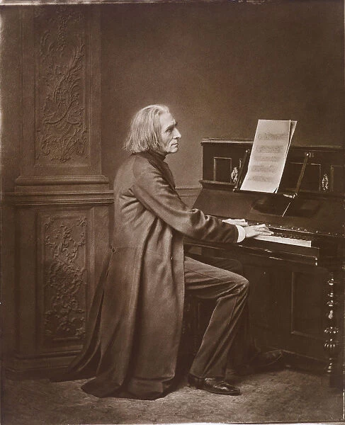 Portrait of the Composer Franz Liszt (1811-1886), 1880s