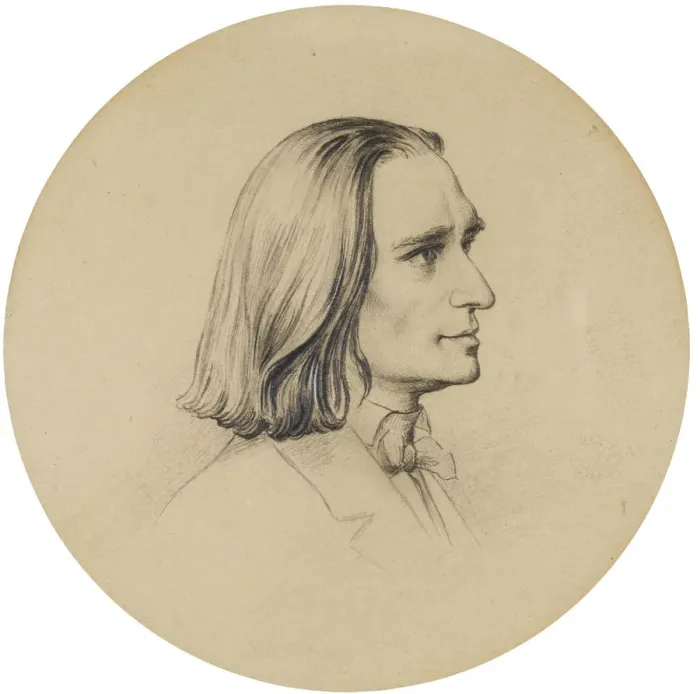 Framed Print : Portrait of the Composer Franz Liszt (1811-1886). Artist: Preller, Friedrich, the Elder Framed Print : Portrait of the Composer Franz Liszt (1811-1886). Artist: Preller, Friedrich, the Elder