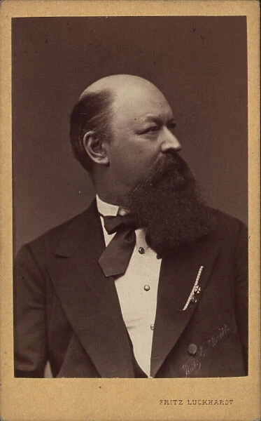 Portrait of the composer Franz von Suppè (1819-1895) , c. 1880