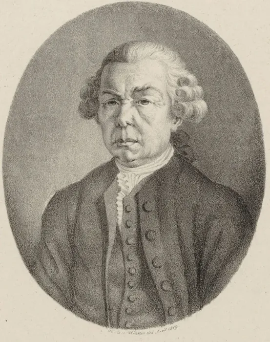 Framed Print : Portrait of the composer Franz Xaver Richter (1709-1789), 1819 Framed Print : Portrait of the composer Franz Xaver Richter (1709-1789), 1819