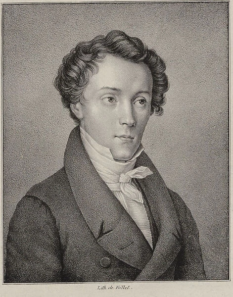Portrait of the composer Friedrich Ernst Fesca (1789-1826), 1830