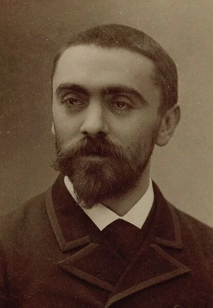 Portrait of the composer Georges Hüe (1858-1948), c. 1895. Creator: Photo studio Nadar