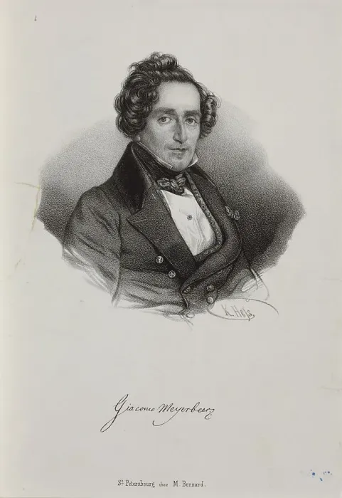 Framed Print : Portrait of the composer Giacomo Meyerbeer (1791-1864), 1830s Framed Print : Portrait of the composer Giacomo Meyerbeer (1791-1864), 1830s