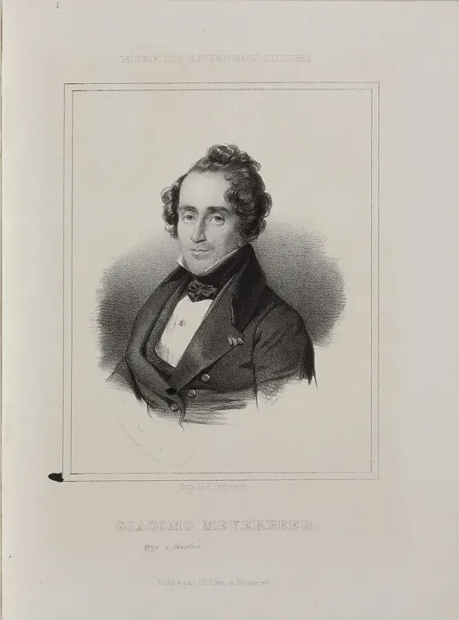 Framed Print : Portrait of the composer Giacomo Meyerbeer (1791-1864), 1841 Framed Print : Portrait of the composer Giacomo Meyerbeer (1791-1864), 1841
