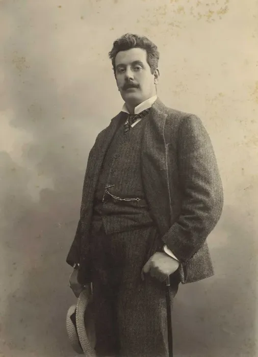 Framed Print : Portrait of the Composer Giacomo Puccini (1858-1924), c1900 Framed Print : Portrait of the Composer Giacomo Puccini (1858-1924), c1900