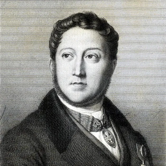 Framed Print : Portrait of the composer Gioachino Antonio Rossini (1792-1868), 1836. Creator: Dupré Framed Print : Portrait of the composer Gioachino Antonio Rossini (1792-1868), 1836. Creator: Dupré