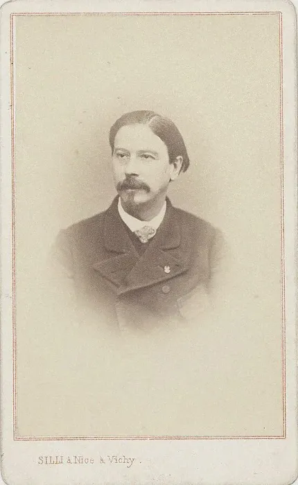 Framed Print : Portrait of the composer Giovanni Bottesini (1821-1889). Creator: Photo studio Silli, Nice Framed Print : Portrait of the composer Giovanni Bottesini (1821-1889). Creator: Photo studio Silli, Nice