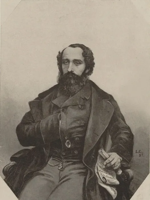 Framed Print : Portrait of the composer Giovanni Duca, 1857 Framed Print : Portrait of the composer Giovanni Duca, 1857
