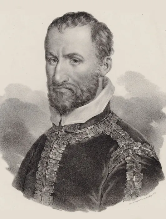 Framed Print : Portrait of the composer Giovanni Pierluigi da Palestrina (1526-1594), 1828. Creator: Hesse Framed Print : Portrait of the composer Giovanni Pierluigi da Palestrina (1526-1594), 1828. Creator: Hesse