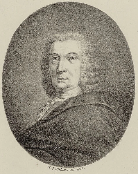 Portrait of the Composer Giovanni Porta (1690-1755), 1816. Creator: Winter, Heinrich Eduard von
