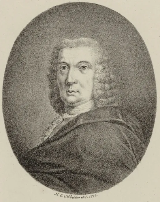 Framed Print : Portrait of the Composer Giovanni Porta (1690-1755), 1816. Creator: Winter, Heinrich Eduard von Framed Print : Portrait of the Composer Giovanni Porta (1690-1755), 1816. Creator: Winter, Heinrich Eduard von