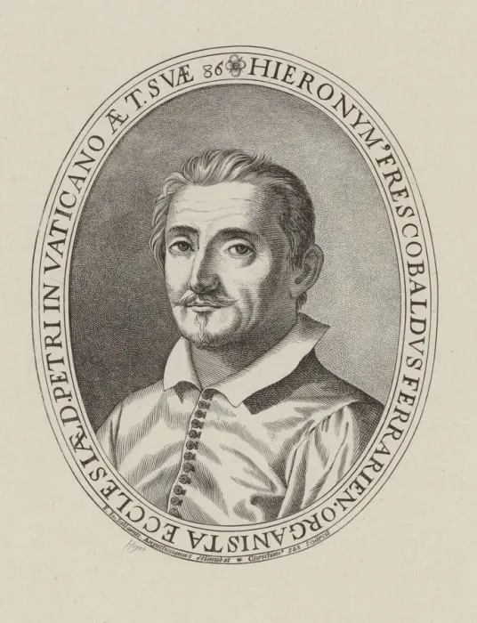 Framed Print : Portrait of the composer Girolamo Frescobaldi (1583-1643) Framed Print : Portrait of the composer Girolamo Frescobaldi (1583-1643)