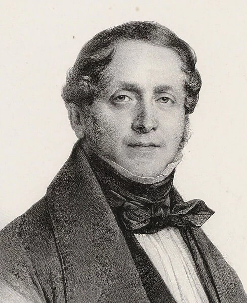 Portrait of the composer Giulio Marco Bordogni (1789-1856), 1838