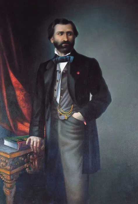 Framed Print : Portrait of the Composer Giuseppe Verdi (1813-1901), 1858 Framed Print : Portrait of the Composer Giuseppe Verdi (1813-1901), 1858