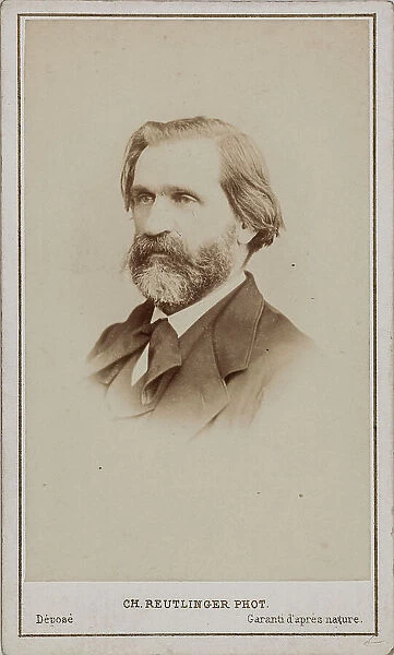 Portrait of the Composer Giuseppe Verdi (1813-1901). Creator: Photo studio Reutlinger, Paris