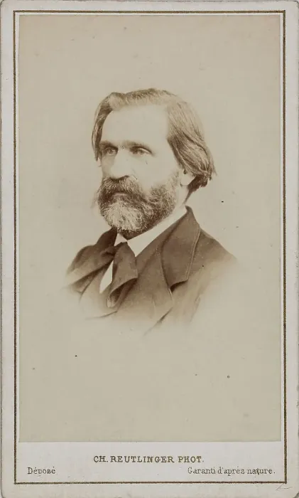 Framed Print : Portrait of the Composer Giuseppe Verdi (1813-1901). Creator: Photo studio Reutlinger, Paris Framed Print : Portrait of the Composer Giuseppe Verdi (1813-1901). Creator: Photo studio Reutlinger, Paris
