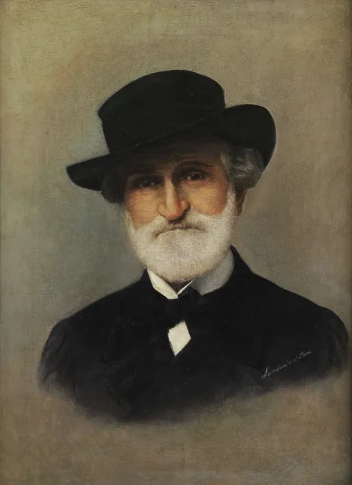 Framed Print : Portrait of the Composer Giuseppe Verdi (1813-1901), End of 19th century. Creator: Lombardini, Bice (active End of 19th-Early 20th cen.) Framed Print : Portrait of the Composer Giuseppe Verdi (1813-1901), End of 19th century. Creator: Lombardini, Bice (active End of 19th-Early 20th cen.)