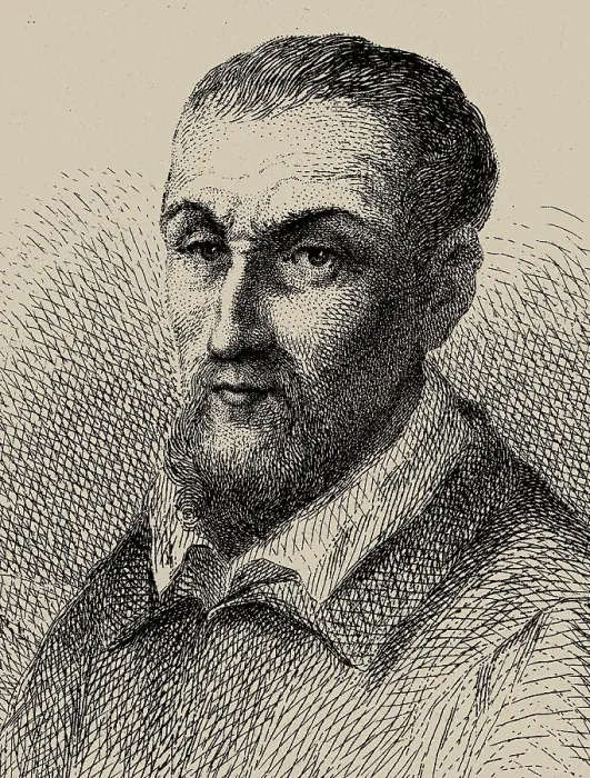 Framed Print : Portrait of the composer Gregorio Allegri (1582-1652). Creator: Deblois, Charles Alphonse (1822-1883) Framed Print : Portrait of the composer Gregorio Allegri (1582-1652). Creator: Deblois, Charles Alphonse (1822-1883)