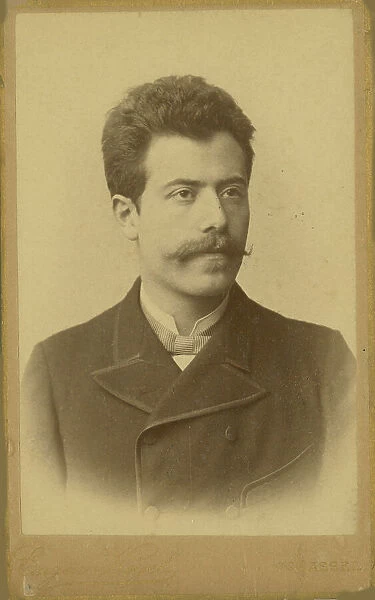 Portrait of composer Gustav Mahler (1860-1911), 1884. Creator: Unknown photographer