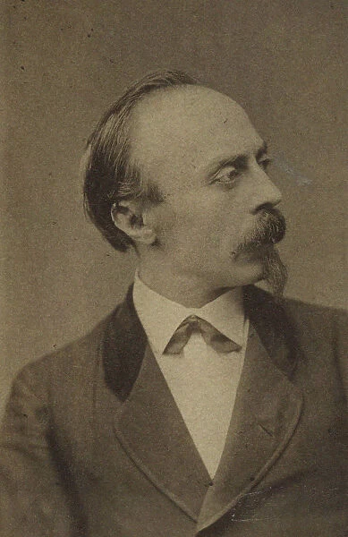 Portrait of the composer Hans von Bülow (1830-1894), c. 1875. Creator: Luckhardt