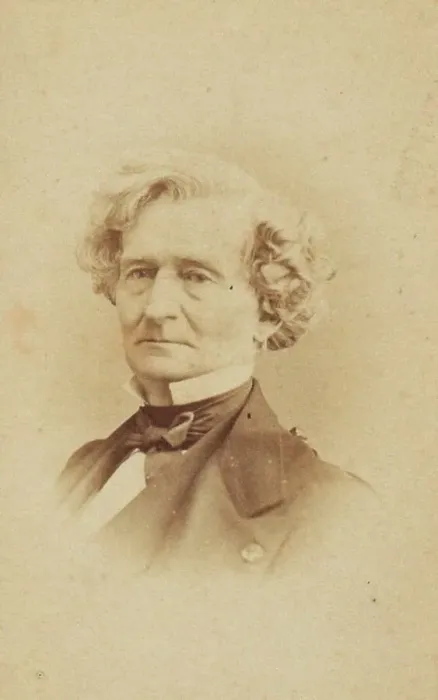 Framed Print : Portrait of the composer Hector Berlioz (1803-1869)