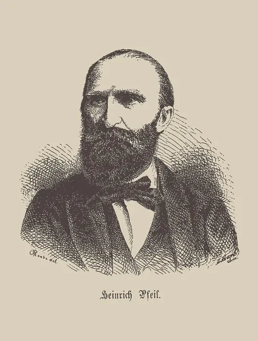 Framed Print : Portrait of the composer Heinrich Pfeil (1835-1899). Creator: Raabe, Wilhelm (1831-1910) Framed Print : Portrait of the composer Heinrich Pfeil (1835-1899). Creator: Raabe, Wilhelm (1831-1910)