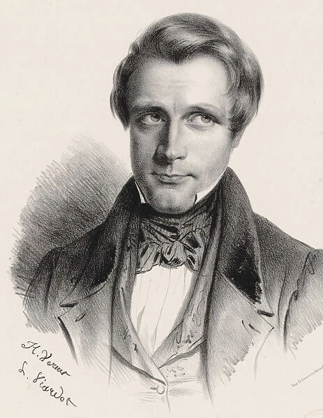 Portrait of the composer Henri Brod (1799-1839), 1835