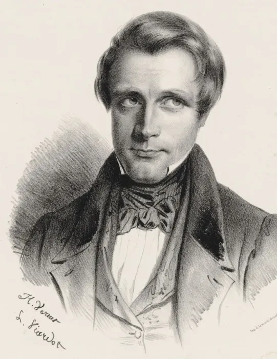 Framed Print : Portrait of the composer Henri Brod (1799-1839), 1835 Framed Print : Portrait of the composer Henri Brod (1799-1839), 1835