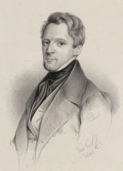 Portrait of the composer Henri Brod (1799-1839), 1836
