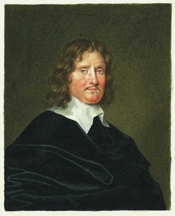 Framed Print : Portrait of the composer Henry Lawes (1595-1662). Creator: Harding, George Perfect (1781-1853) Framed Print : Portrait of the composer Henry Lawes (1595-1662). Creator: Harding, George Perfect (1781-1853)
