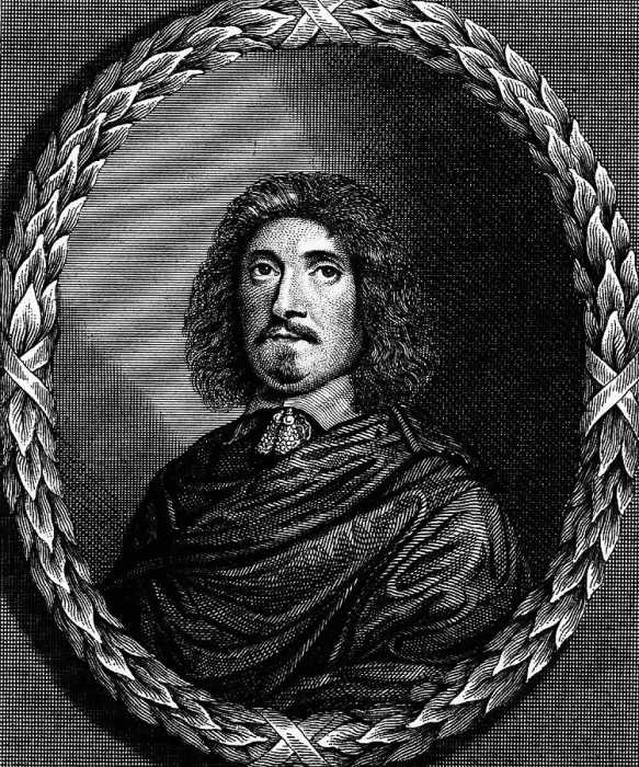 Framed Print : Portrait of the composer Henry Lawes (1595-1662). Creator: Faithorne, William, the Elder (1616-1691)