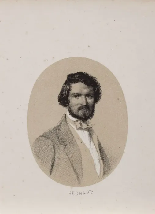 Framed Print : Portrait of the composer Hubert Leonard (1819-1890), 1853 Framed Print : Portrait of the composer Hubert Leonard (1819-1890), 1853